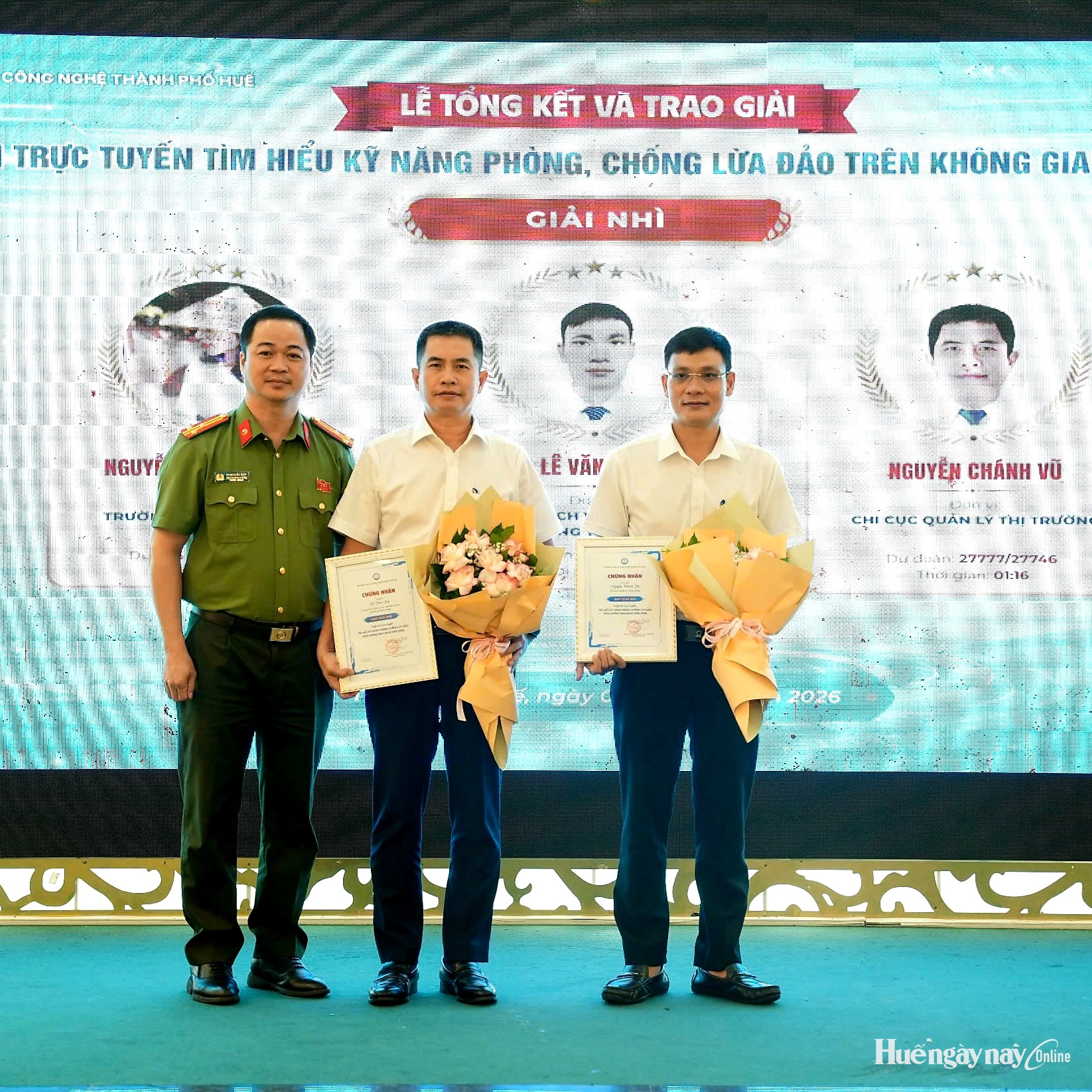 Trao giải cuộc thi Tìm hiểu kỹ năng phòng, chống lừa đảo trên không gian mạng