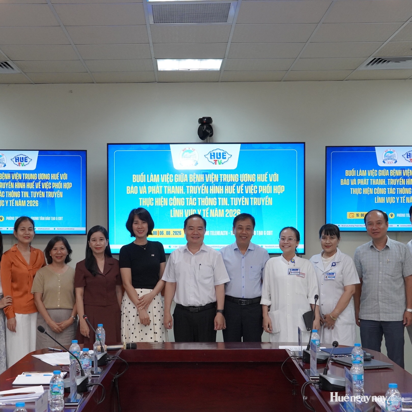 Bệnh viện Trung ương Huế cùng Báo và Phát thanh, Truyền hình Huế đẩy mạnh phối hợp truyền thông