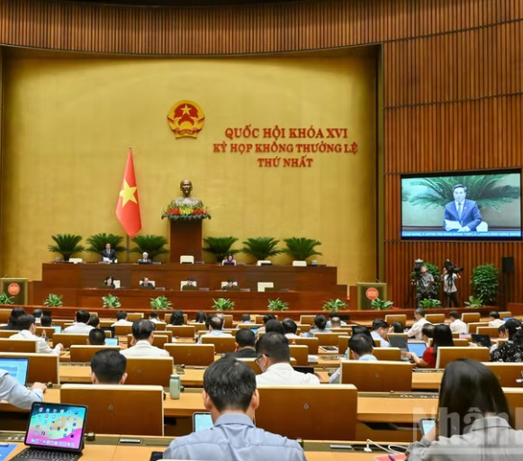 Quốc hội thảo luận sửa đổi 3 luật thuộc lĩnh vực tài chính-ngân hàng