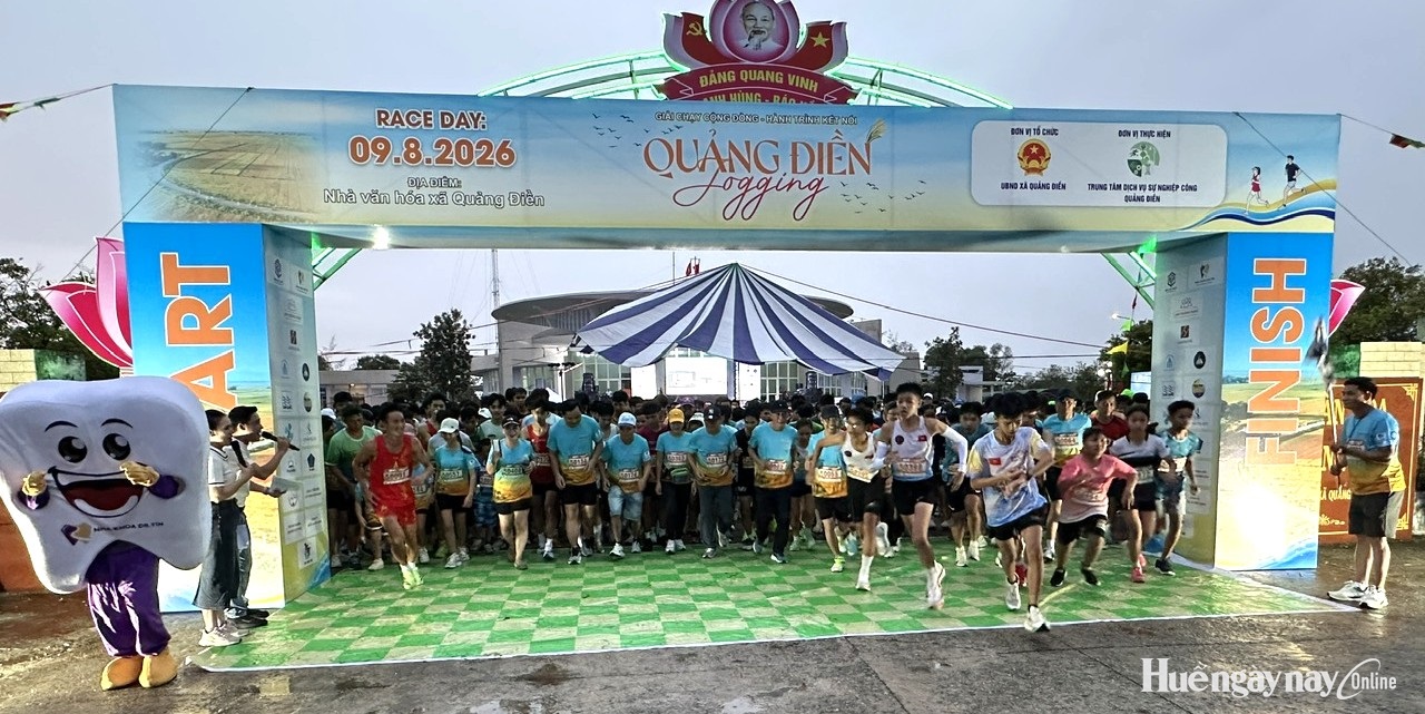 Hơn 1 000 vận động viên tham gia giải chạy cộng đồng “Hành trình kết nối” năm 2026