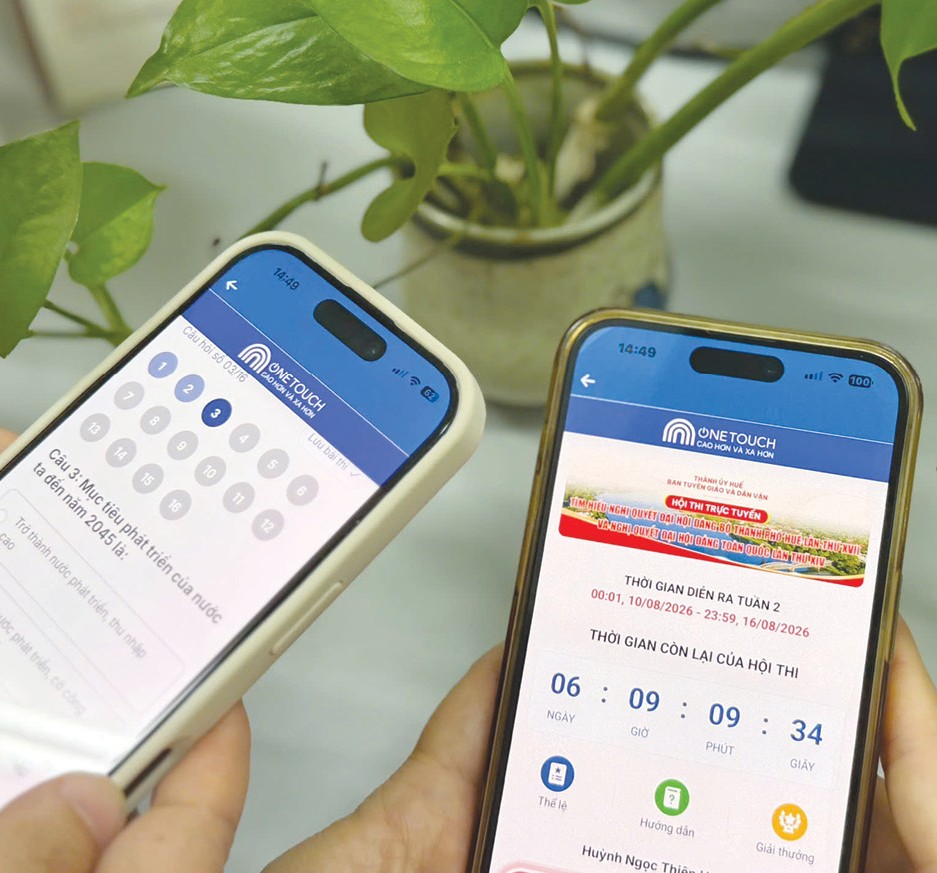 Mỗi lượt thi là một bước củng cố “trận địa tư tưởng” trên không gian số