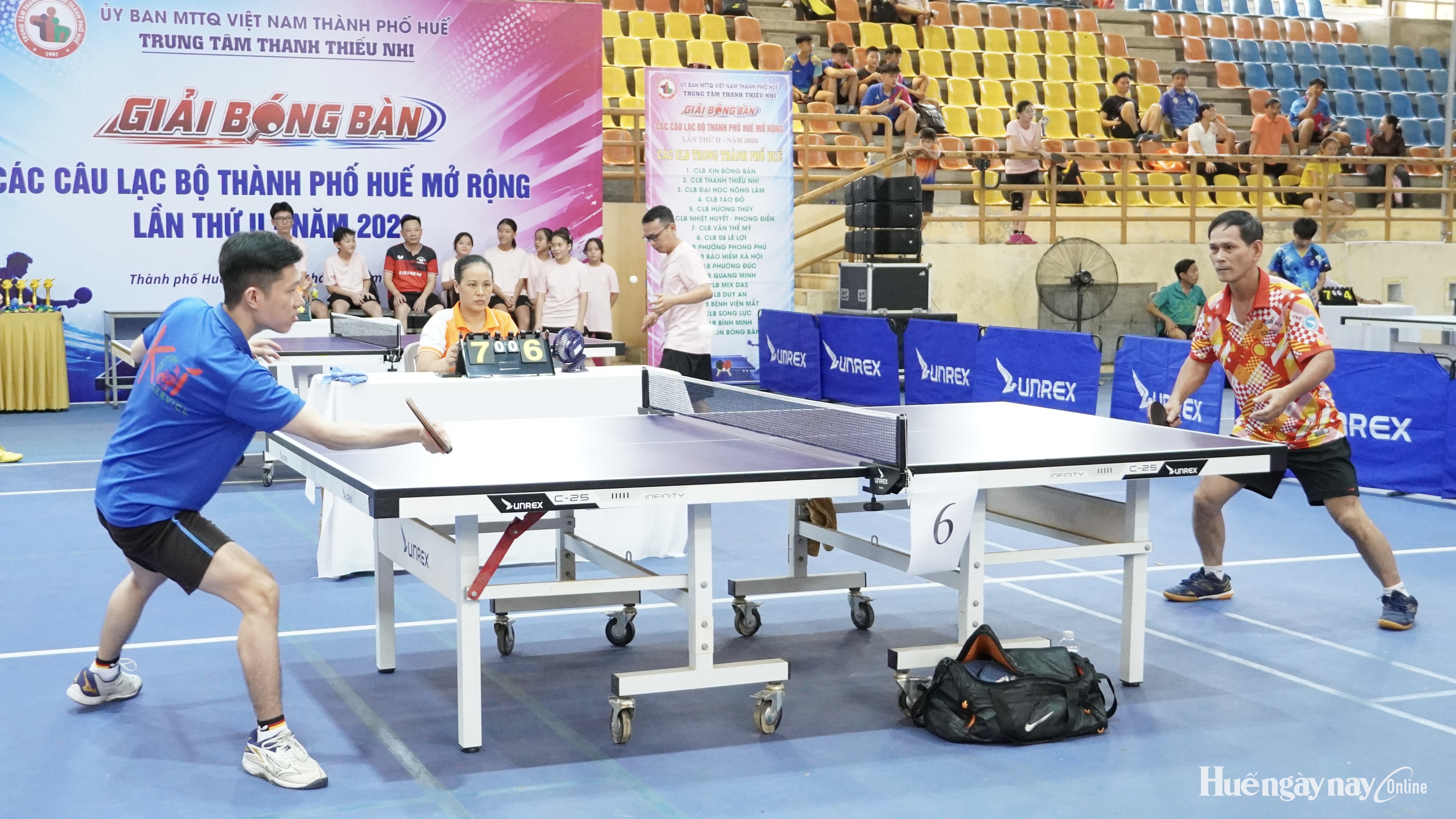 Hơn 320 vận động viên tranh tài tại Giải Bóng bàn các CLB thành phố mở rộng