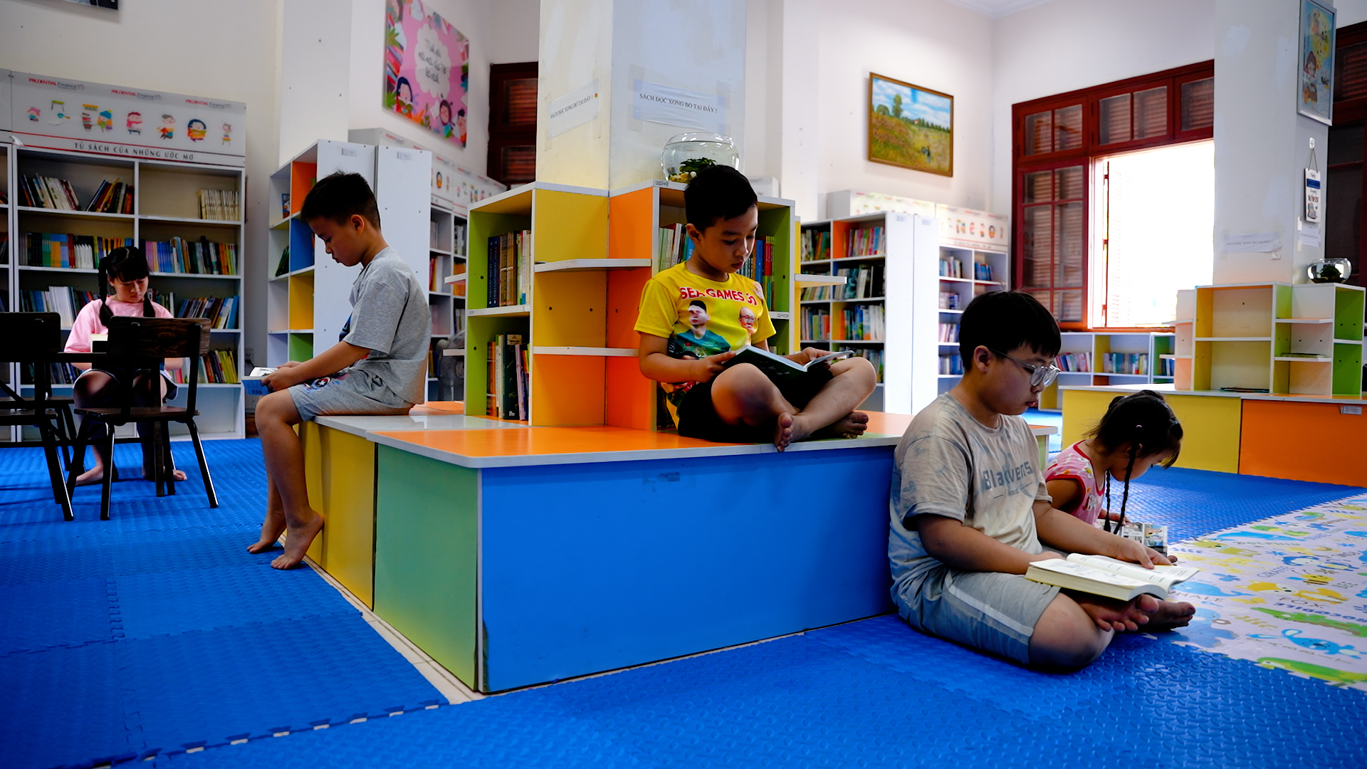 Không gian khám phá từ phòng đọc thiếu nhi