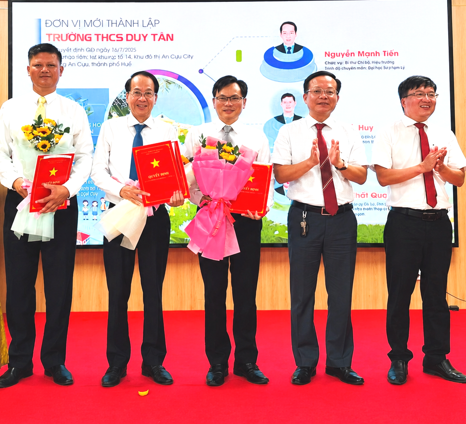 An Cựu giảm hơn 44 đầu mối trường học sau sắp xếp