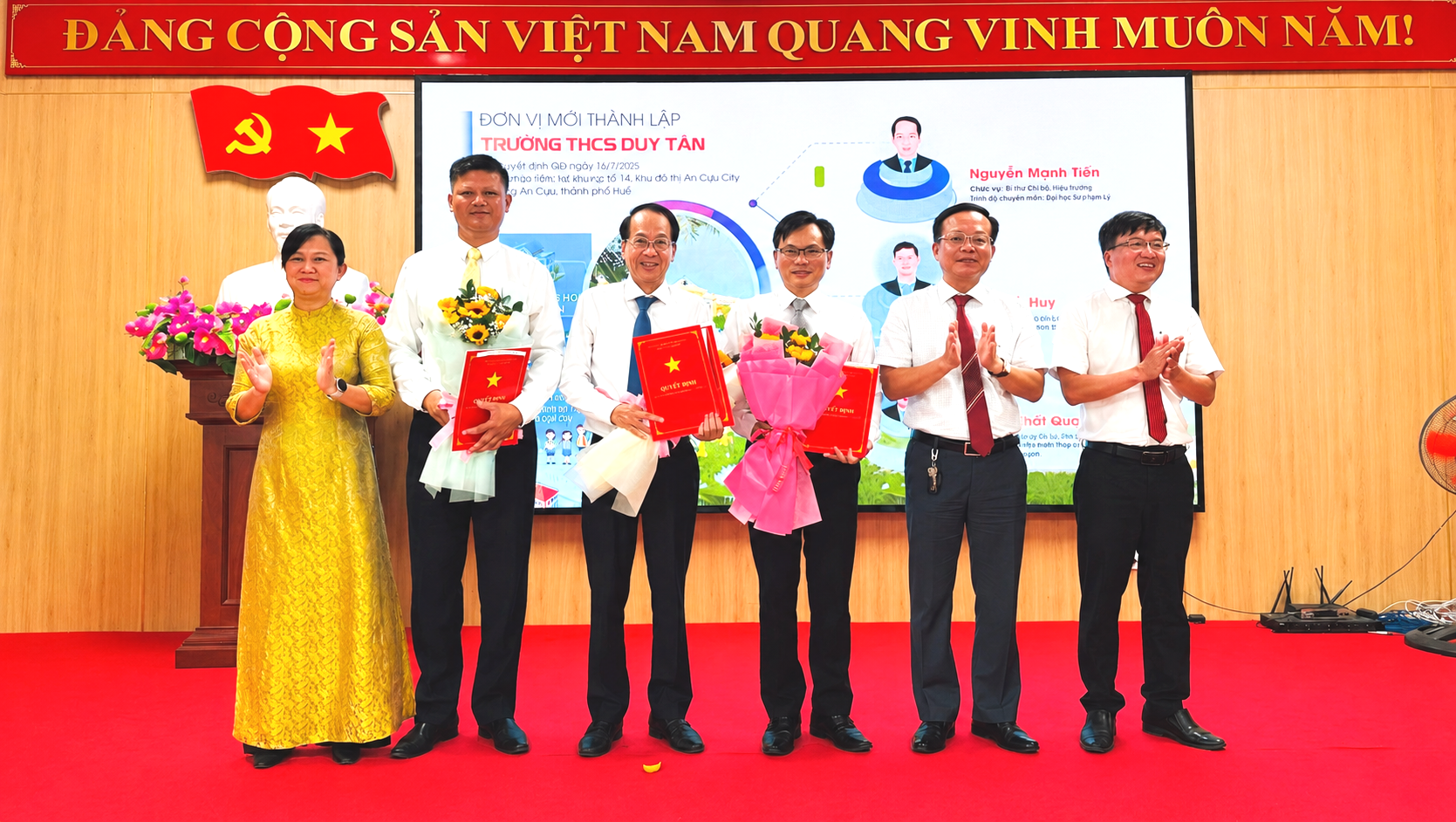 An Cựu giảm hơn 44 đầu mối trường học sau sắp xếp