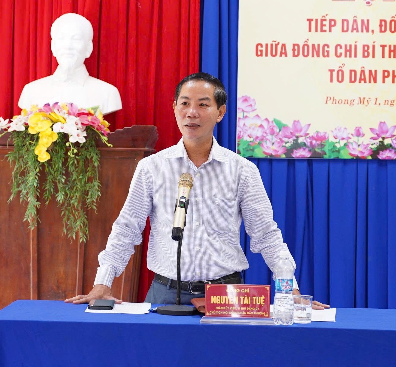 Lãnh đạo phường Phong Điền chỉ đạo giải quyết kiến nghị từ cơ sở