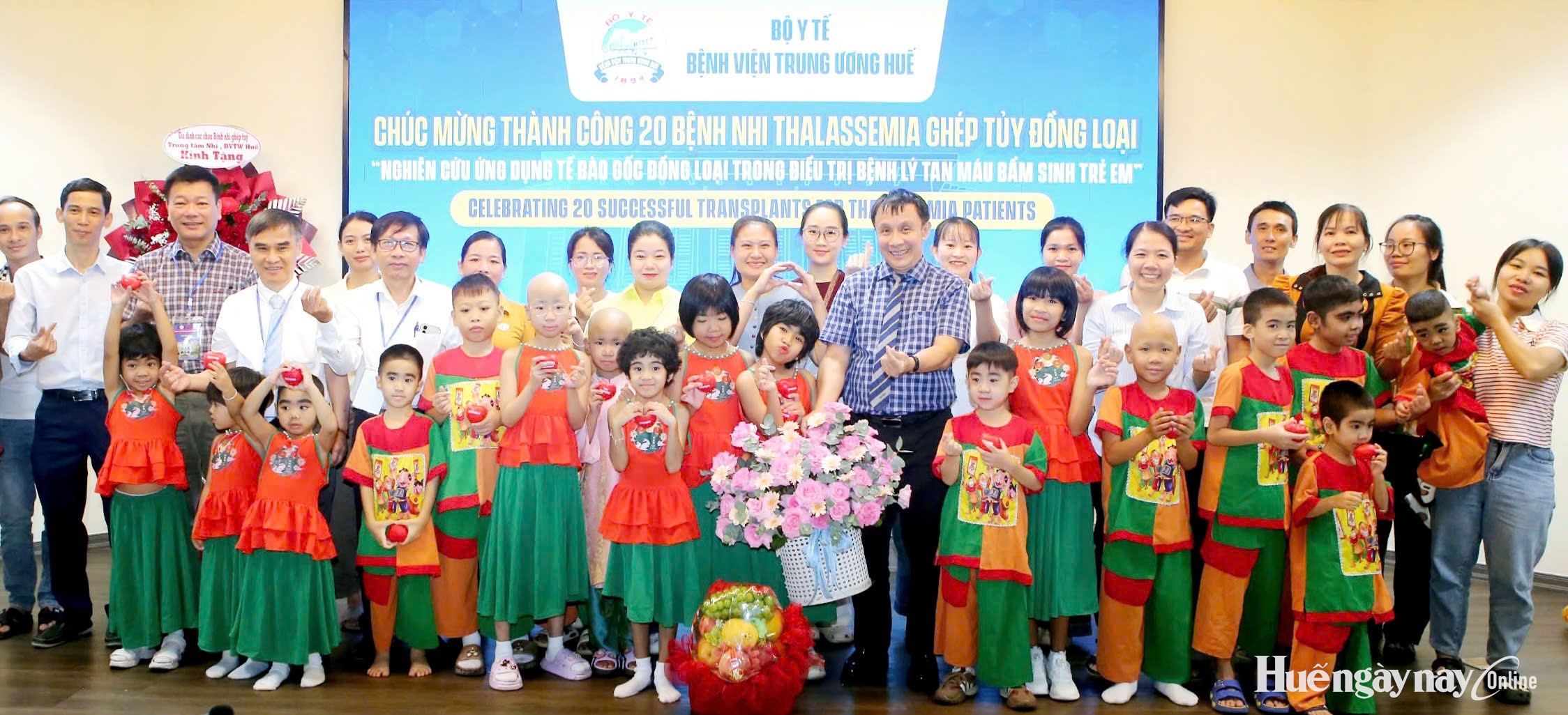 Bệnh viện Trung ương Huế ghép tủy thành công cho 20 bệnh nhi Thalassemia