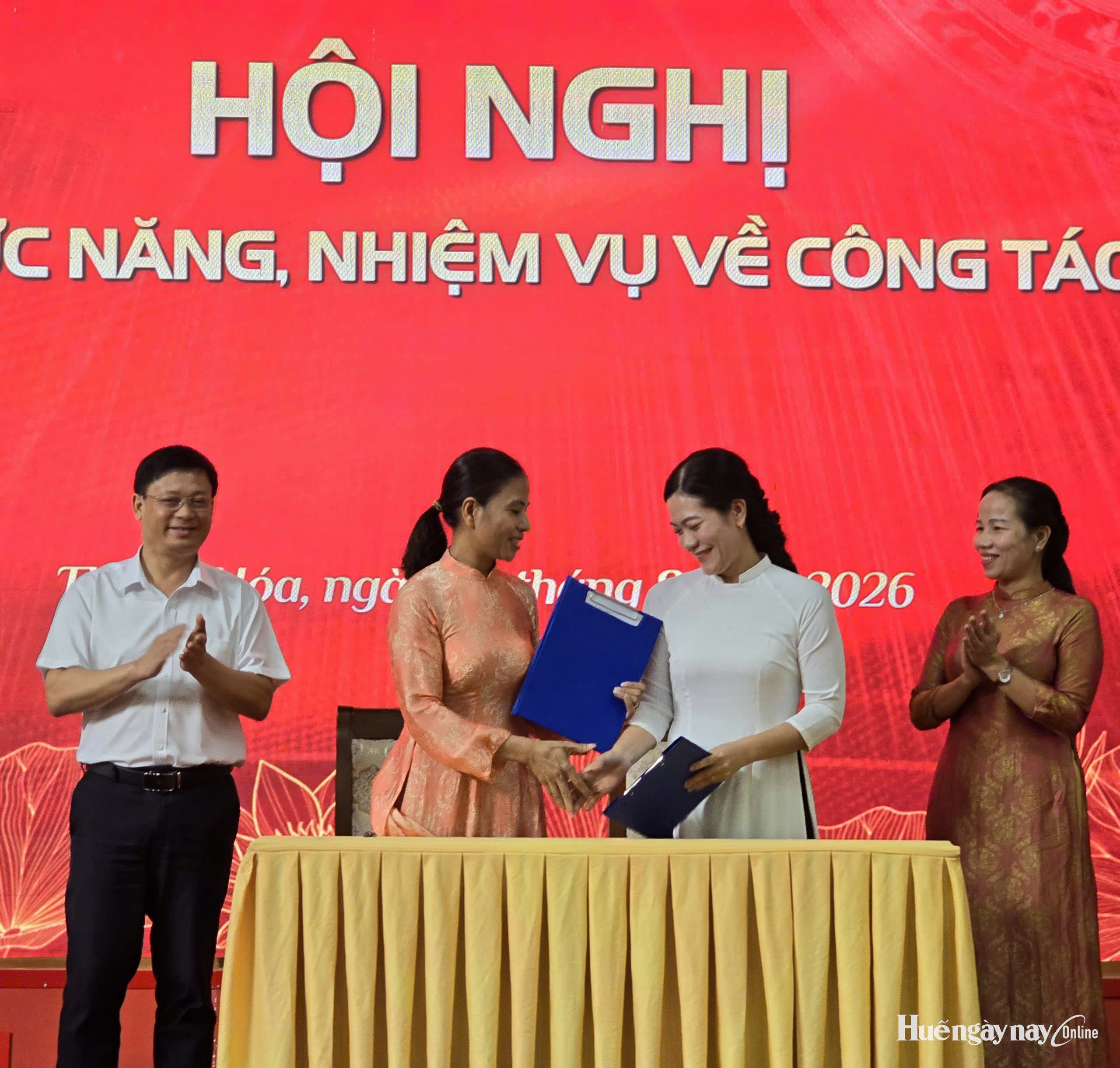 Thuận Hóa bàn giao chức năng, nhiệm vụ tham mưu về công tác dân vận