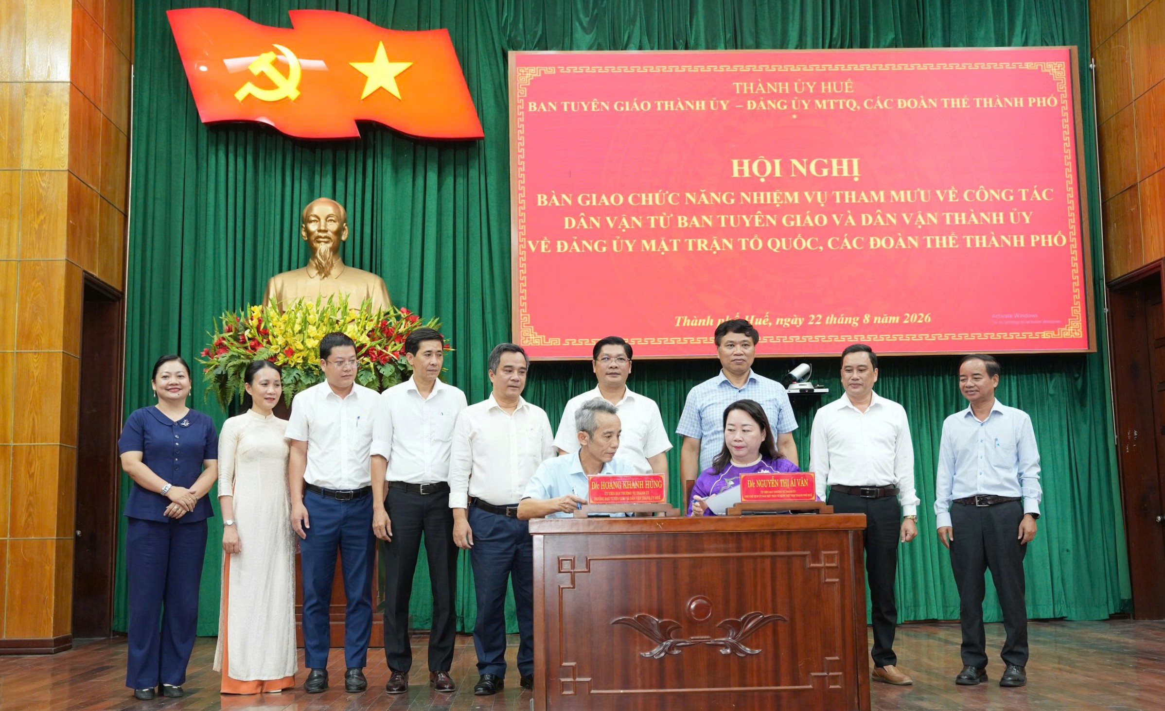 Bảo đảm công tác dân vận được thực hiện liên tục, thông suốt, sát cơ sở