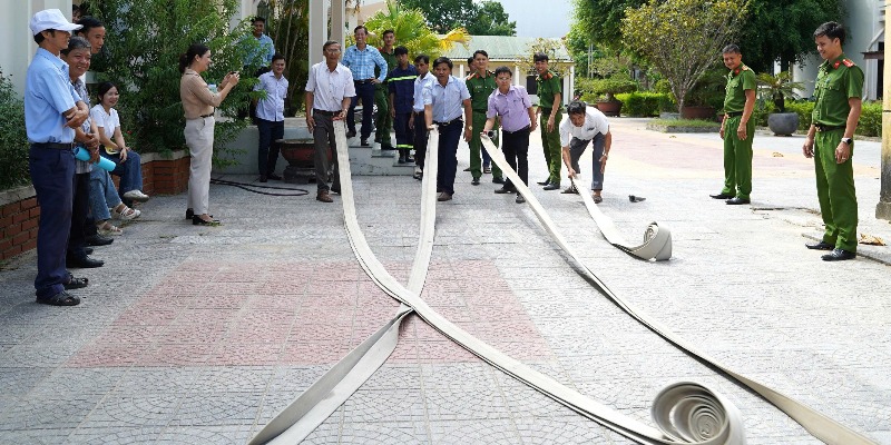 Phú Bài Huấn luyện nghiệp vụ phòng cháy, chữa cháy và cứu nạn, cứu hộ