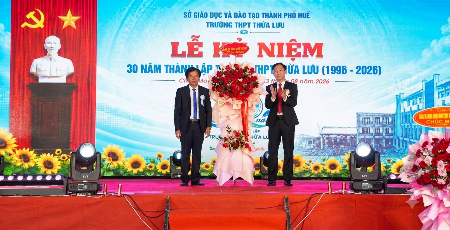 Trường THPT Thừa Lưu kỷ niệm 30 năm thành lập