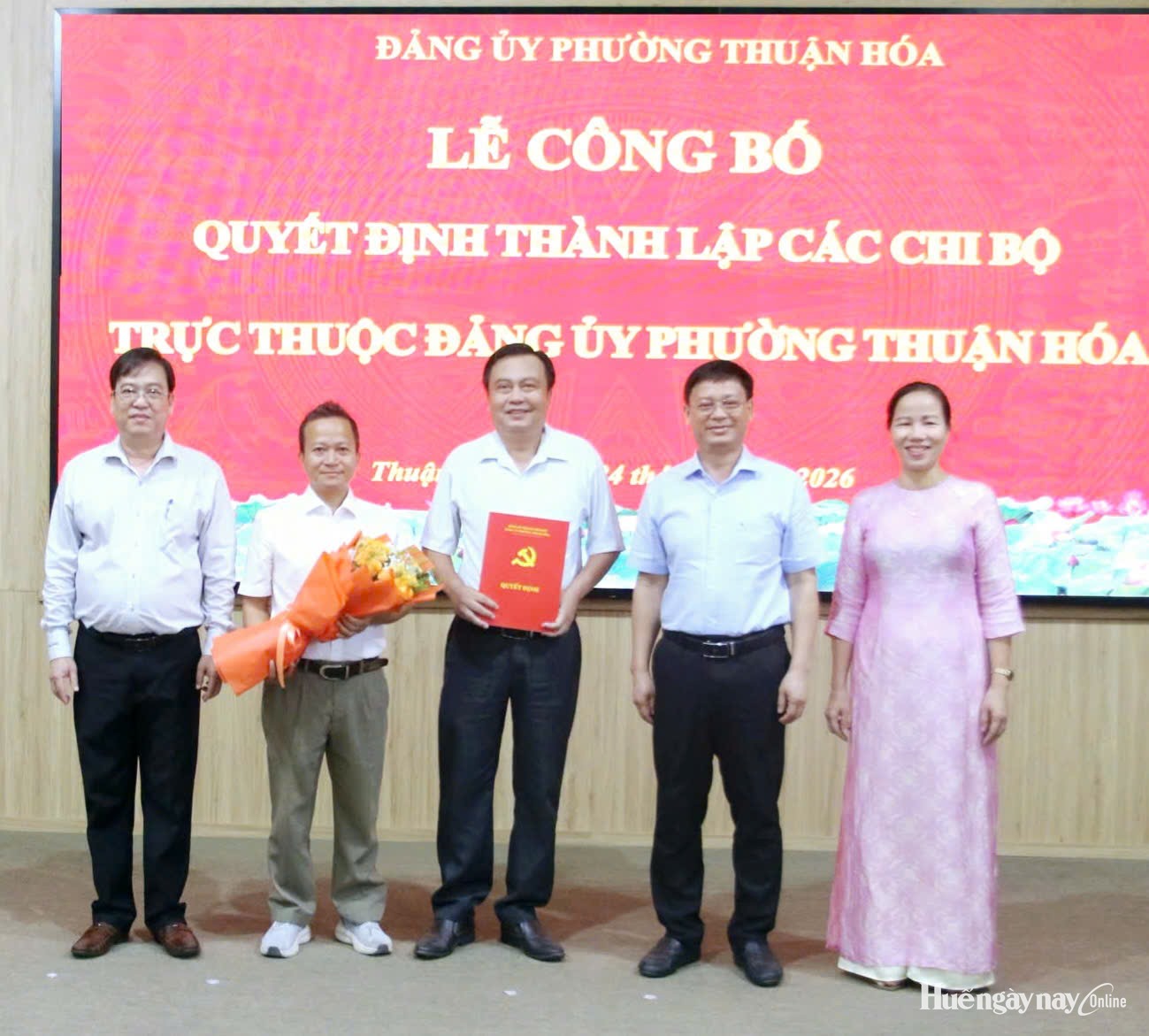 Thuận Hóa kiện toàn tổ chức Đảng, thành lập 10 chi bộ trực thuộc
