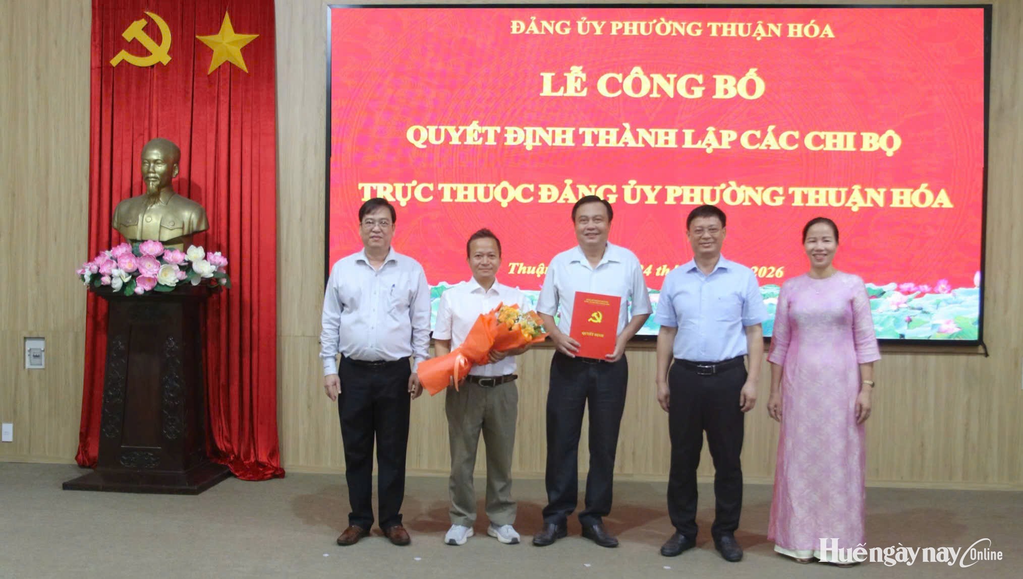 Thuận Hóa kiện toàn tổ chức Đảng, thành lập 10 chi bộ trực thuộc