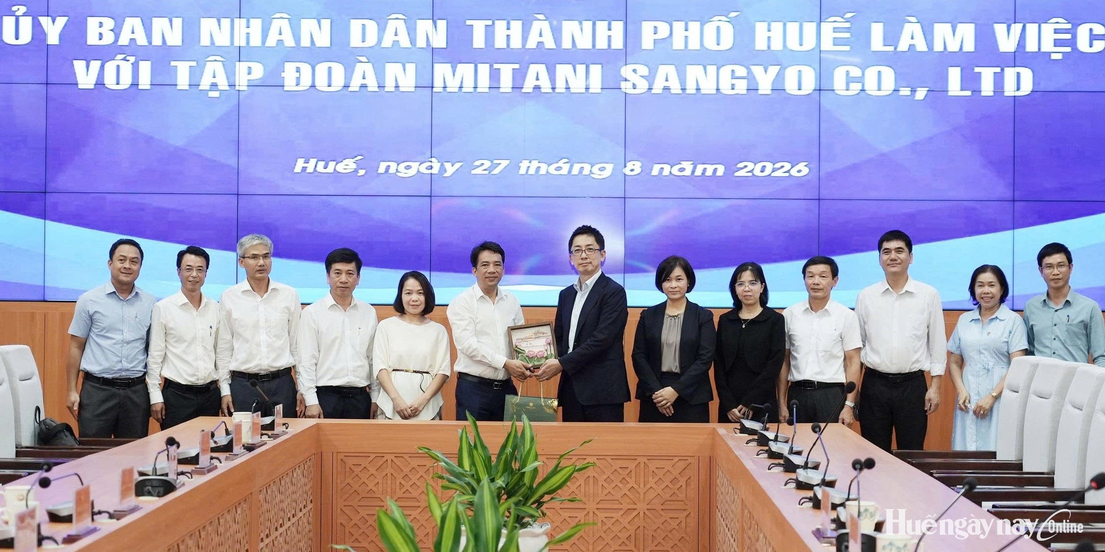 Thành phố Huế luôn tạo điều kiện thuận lợi để Tập đoàn Mitani Sangyo mở rộng đầu tư