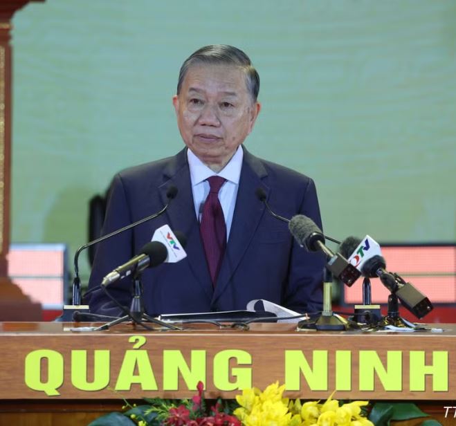 Tổng Bí thư, Chủ tịch nước Tô Lâm dự Lễ công bố thành lập thành phố Quảng Ninh