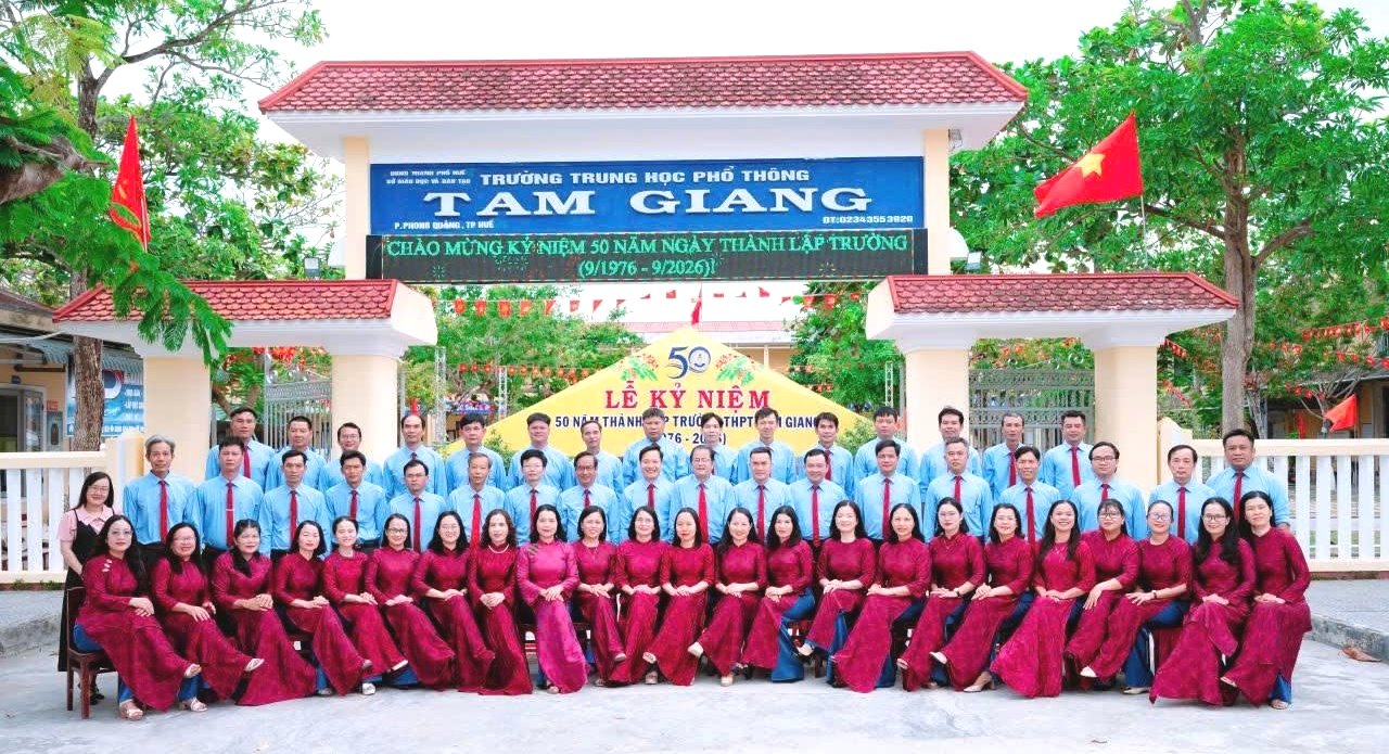 Trường THPT Tam Giang kỷ niệm 50 năm thành lập