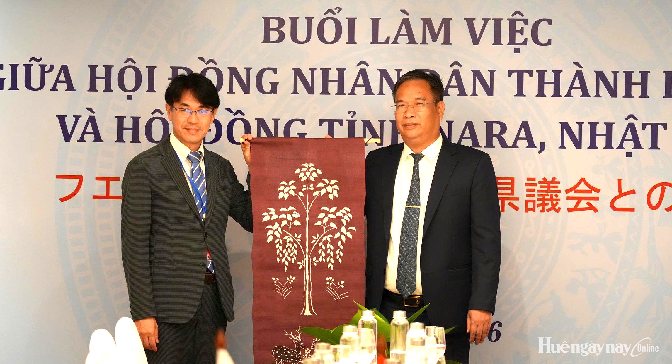 Lãnh đạo TP Huế và tỉnh Nara Nhật Bản gặp mặt, trao đổi hợp tác