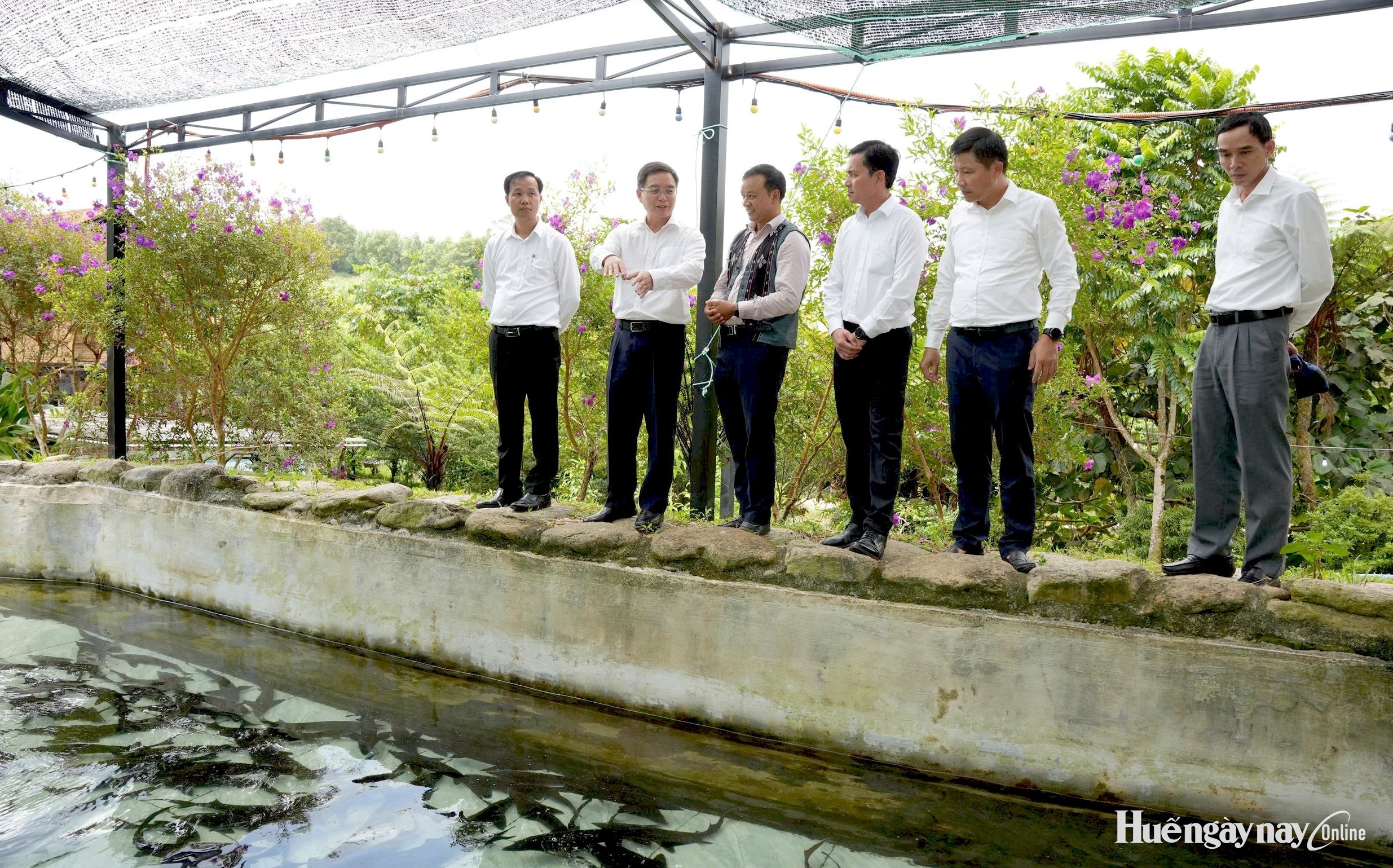 Bí thư Thành uỷ thăm, kiểm tra mô hình kinh tế tiêu biểu tại các xã A Lưới