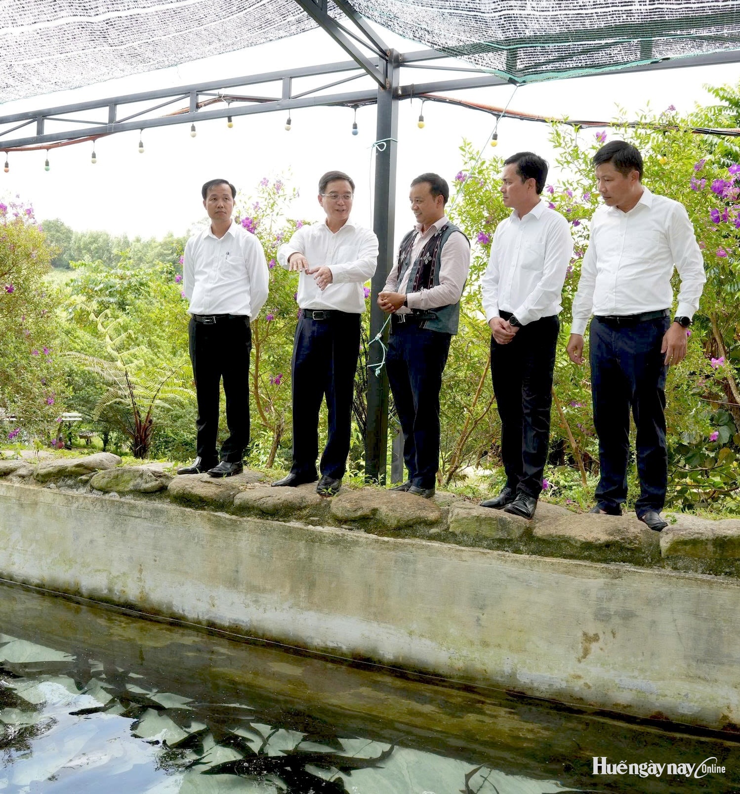 Bí thư Thành uỷ thăm, kiểm tra mô hình kinh tế tiêu biểu tại các xã A Lưới