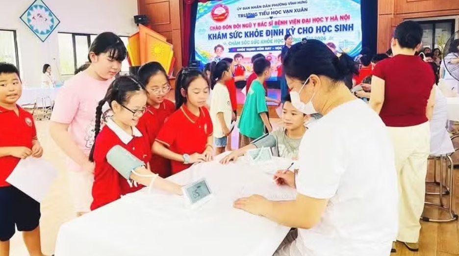 Quỹ Bảo hiểm y tế chi trả kiểm tra sức khỏe đầu năm học