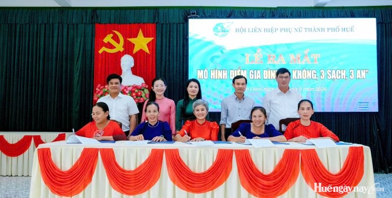 Đan Điền Ra mắt mô hình điểm “Gia đình 5 không, 3 sạch, 3 an”