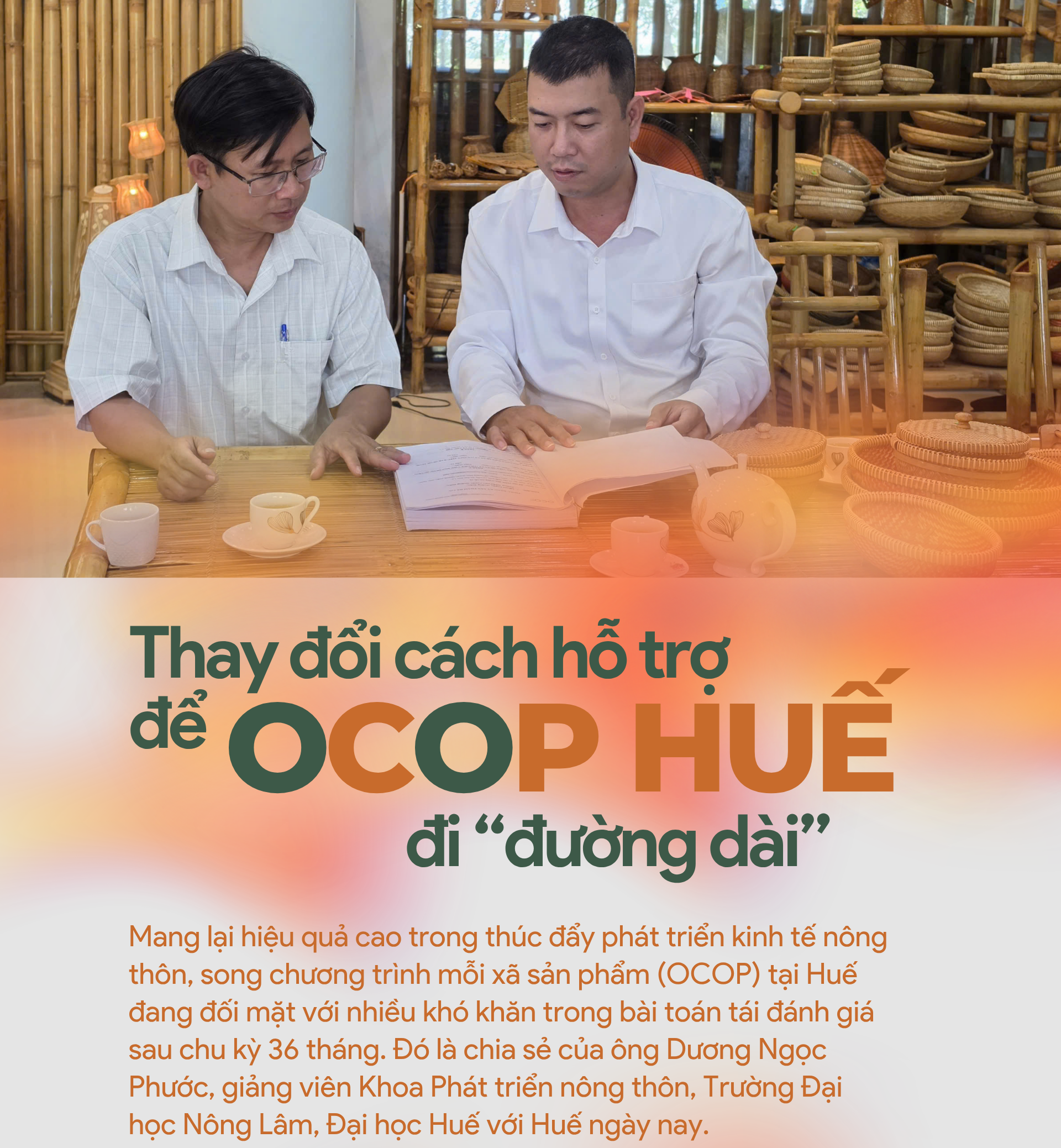Thay đổi cách hỗ trợ để OCOP Huế đi đường dài