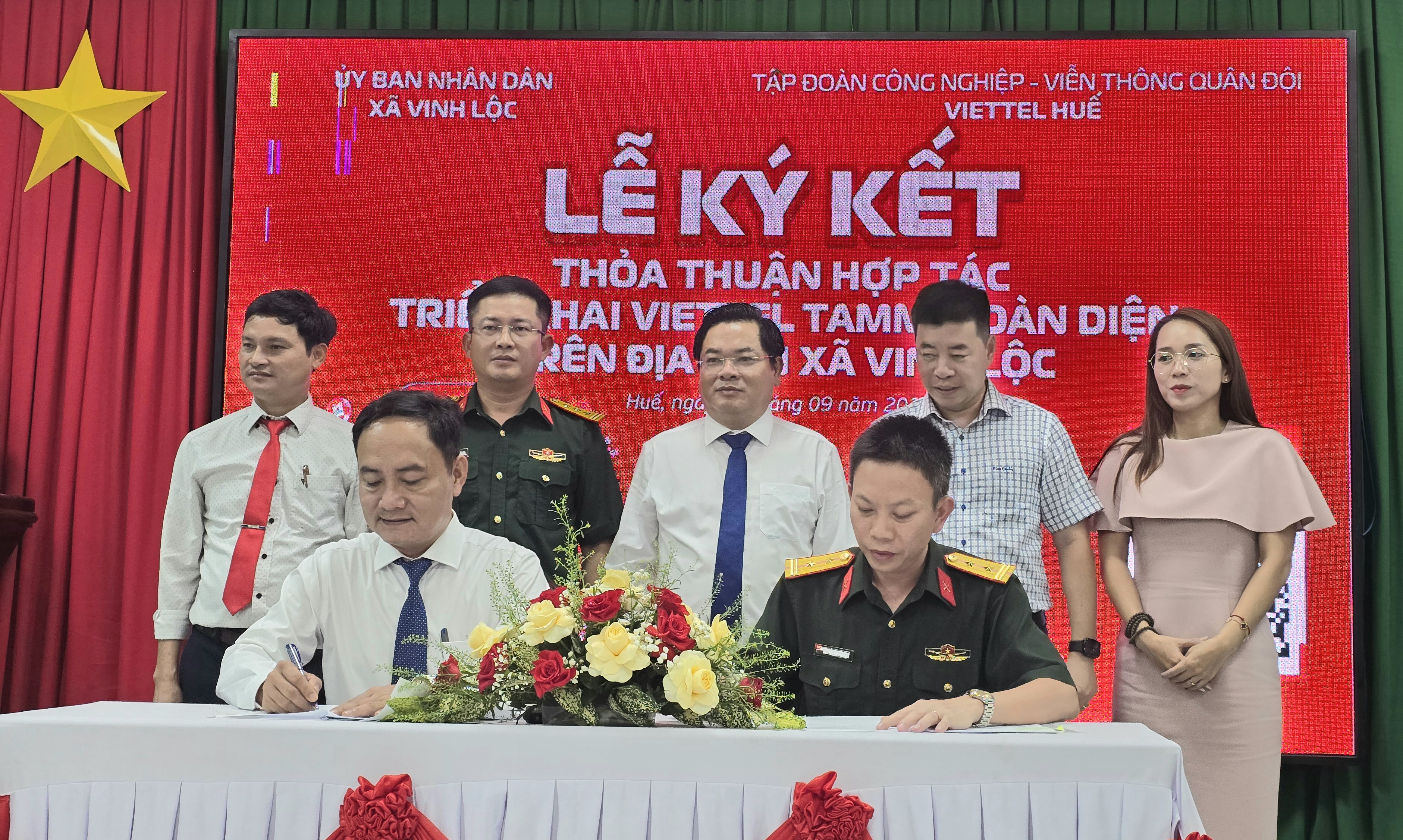 Vinh Lộc ký kết hợp tác triển khai Viettel Tammi toàn diện