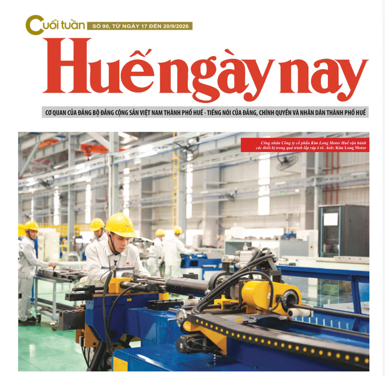 Mời đón đọc Huế ngày nay Cuối tuần số 90, phát hành ngày 17/9