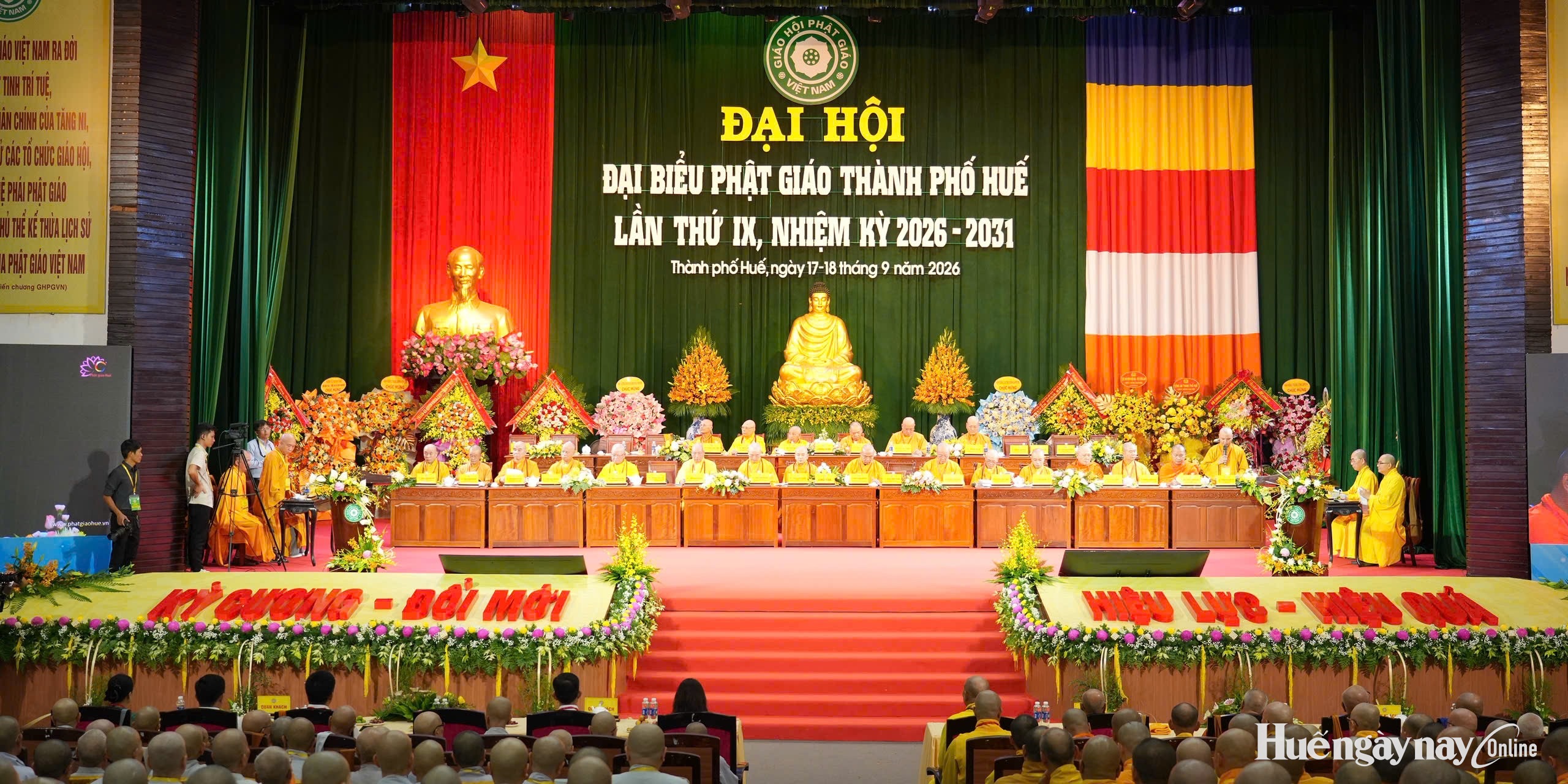Phiên làm việc thứ Nhất Đại hội Đại biểu Phật giáo thành phố lần thứ IX, nhiệm kỳ 2026-2031