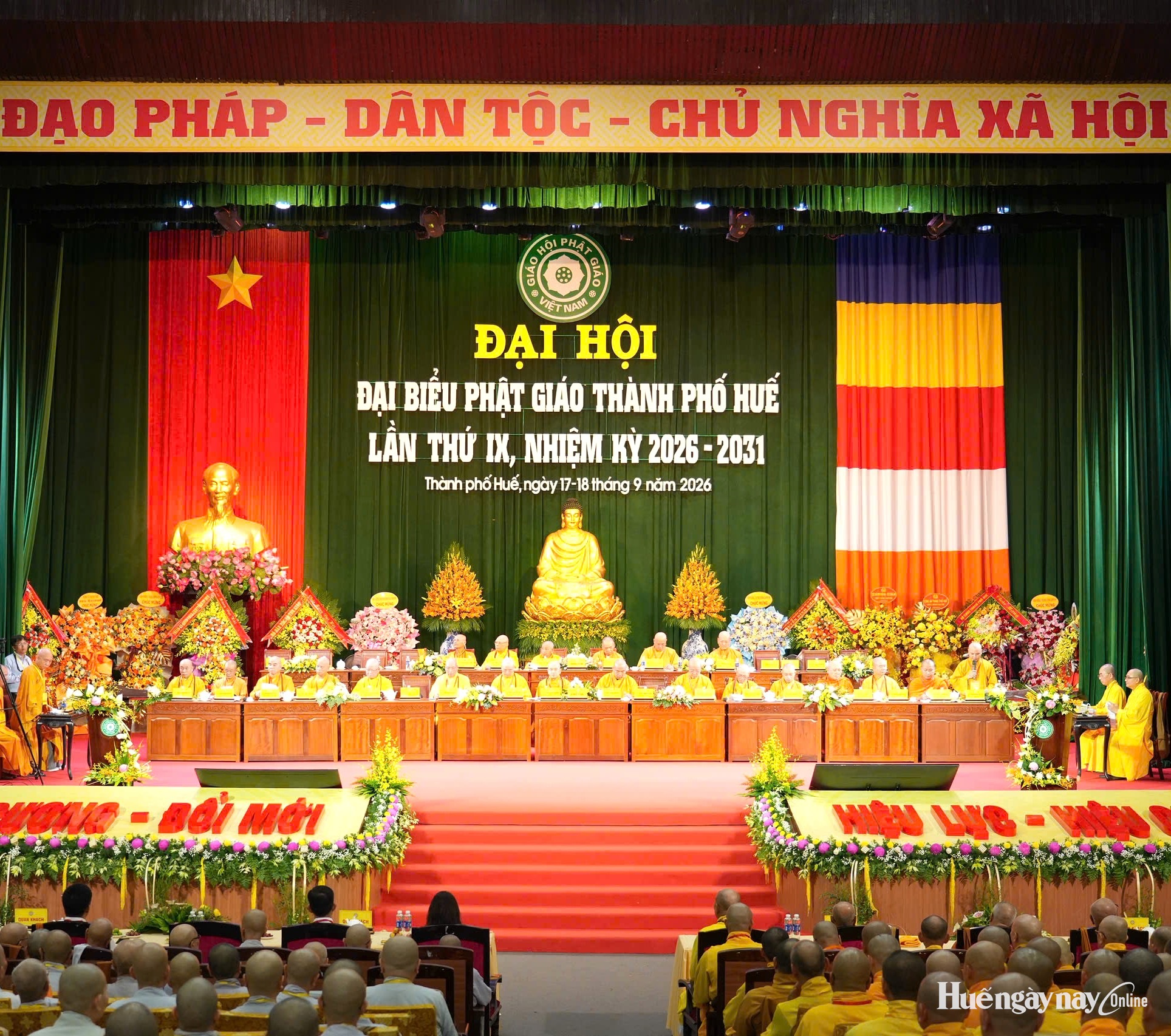 Phiên làm việc thứ Nhất Đại hội Đại biểu Phật giáo thành phố lần thứ IX, nhiệm kỳ 2026-2031