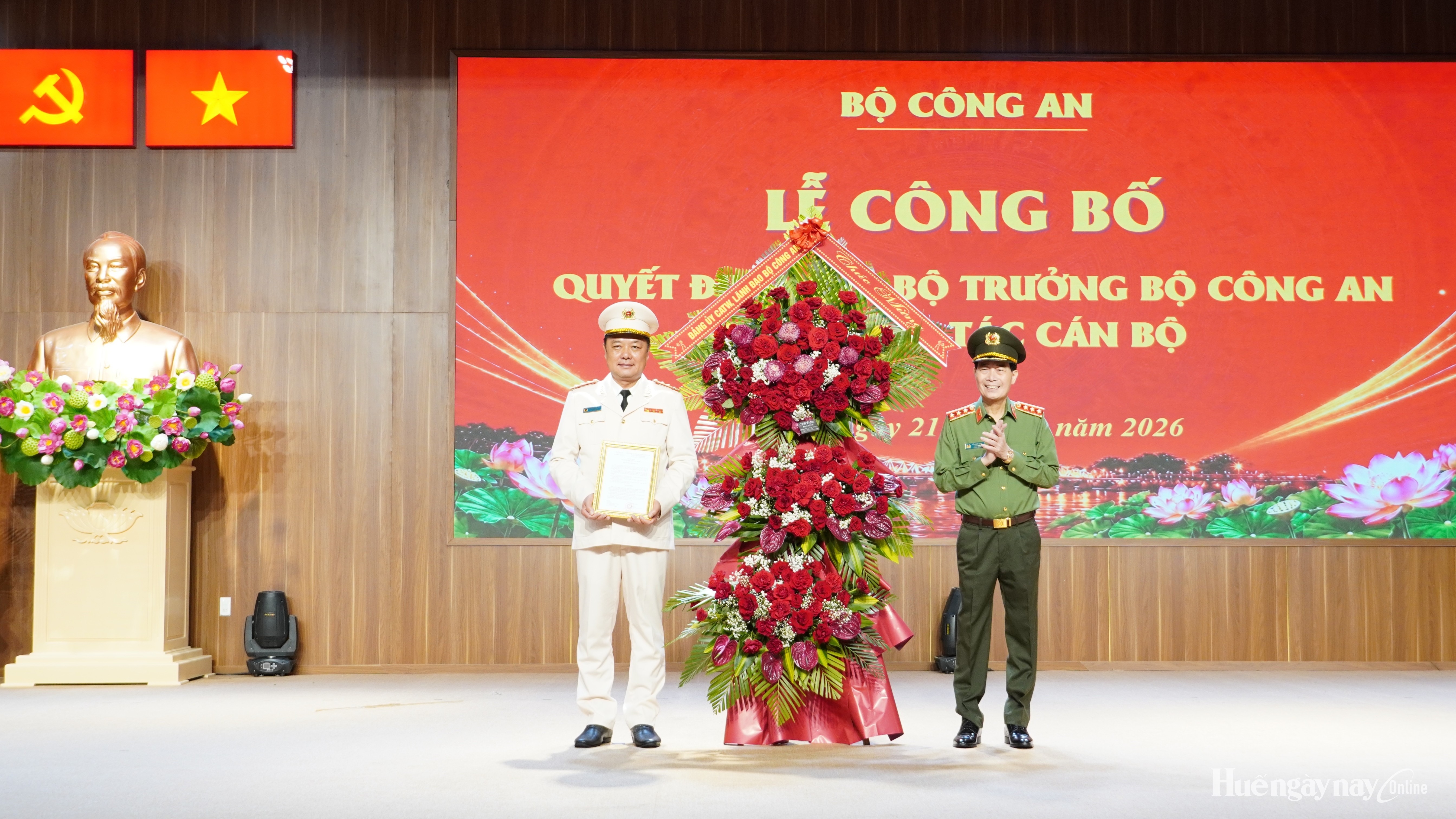 Đại tá Nguyễn Đình Dương giữ chức Giám đốc Công an TP Huế