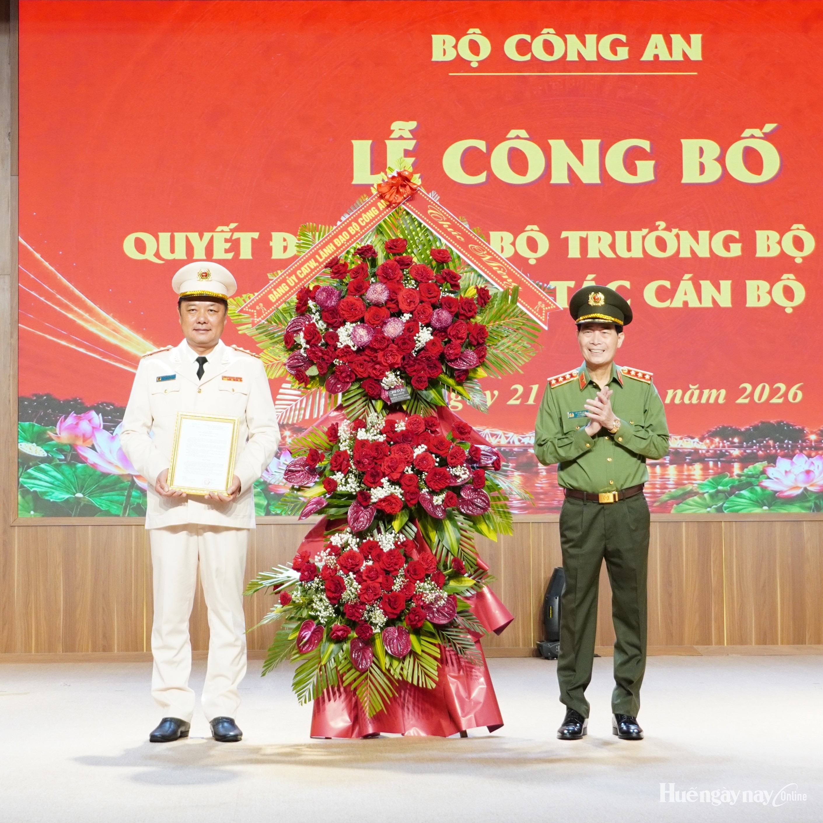 Đại tá Nguyễn Đình Dương giữ chức Giám đốc Công an TP Huế