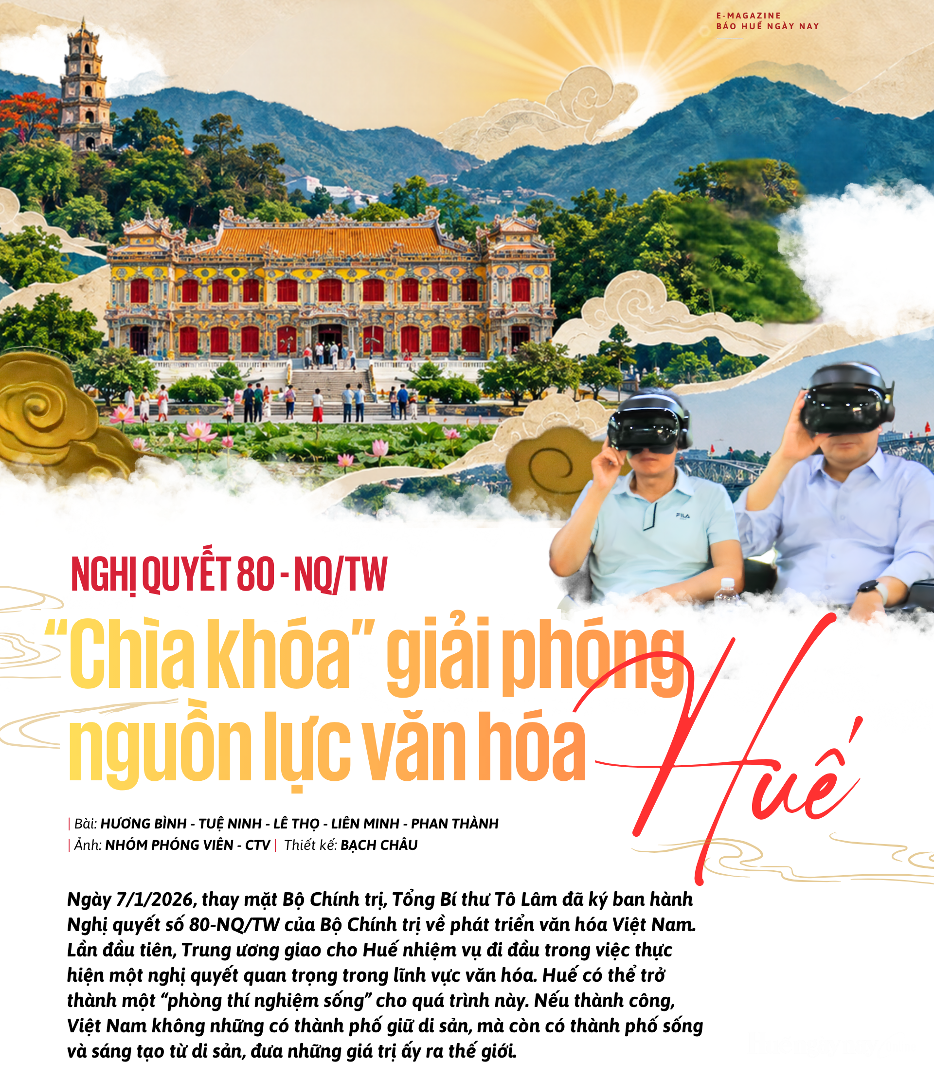 NGHỊ QUYẾT 80-NQ TW  CHÌA KHÓA GIẢI PHÓNG NGUỒN LỰC VĂN HÓA HUẾ - Kỳ 1 Huế trước sứ mệnh mới