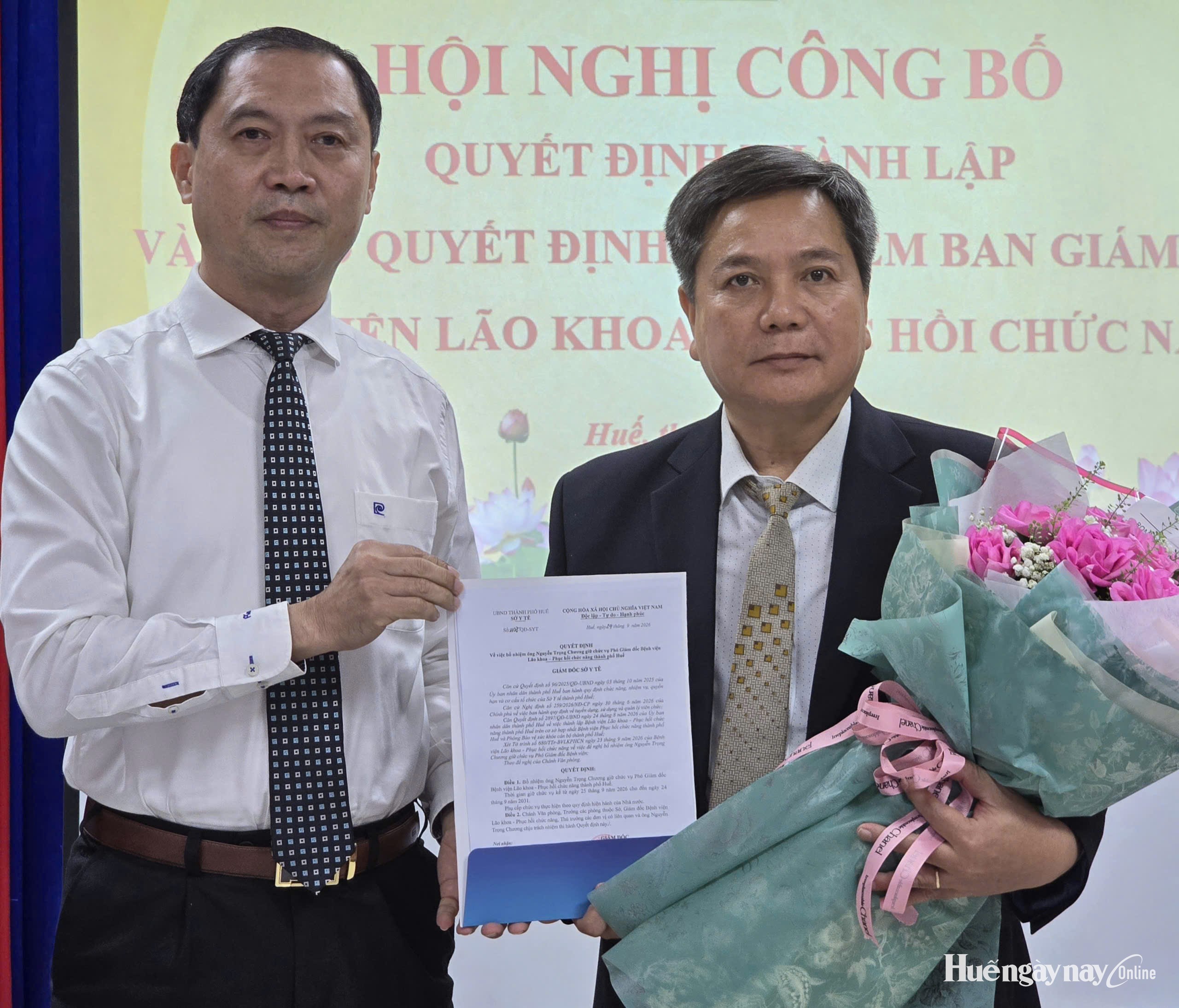 Thành lập Bệnh viện Lão khoa - Phục hồi chức năng thành phố