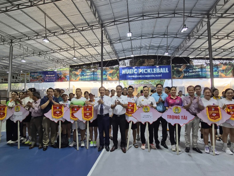 Khai mạc giải Pickleball hưởng ứng Ngày Kỹ năng lao động Việt Nam