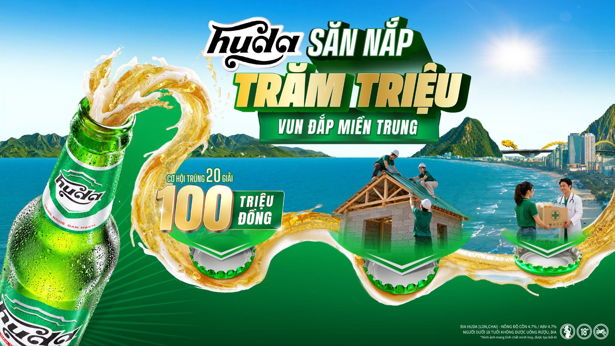 Huda khởi động chương trình CSR dài hạn “Liên minh chân thành” Khi triệu nắp chai Huda cùng chung tay dựng xây dải đất miền Trung