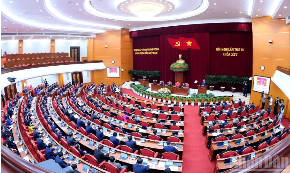 Ngày làm việc thứ ba Hội nghị lần thứ tư Ban Chấp hành Trung ương Đảng khóa XIV