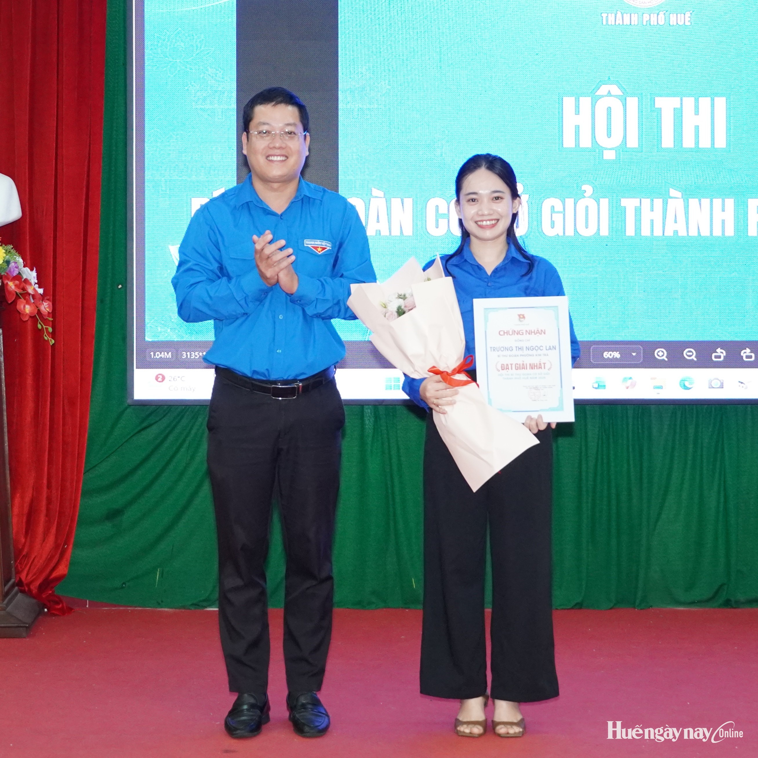Bí thư Đoàn phường Kim Trà đoạt giải Nhất Hội thi Bí thư Đoàn cơ sở giỏi