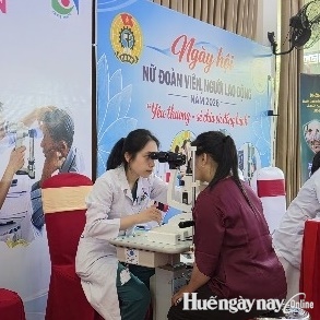 Hơn 500 nữ đoàn viên, người lao động tham gia ngày hội chăm sóc sức khỏe và phúc lợi