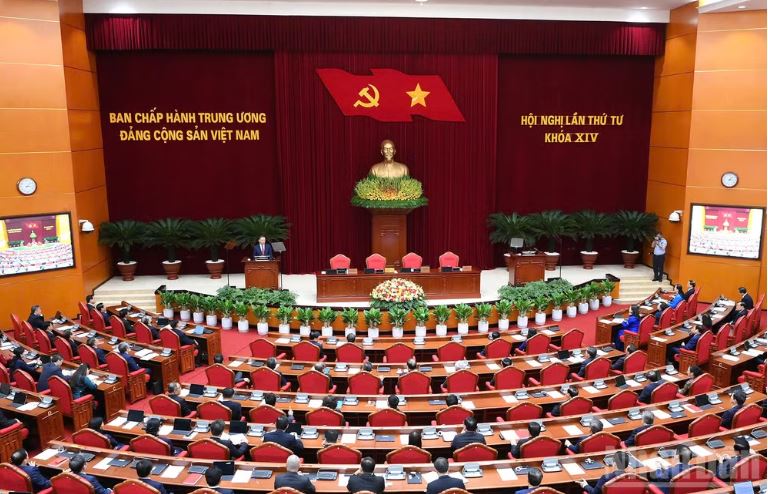 Kết luận Hội nghị lần thứ tư Ban Chấp hành Trung ương Đảng khóa XIV về Đề cương tổng kết thực tiễn và nghiên cứu sửa đổi, bổ sung Điều lệ Đảng