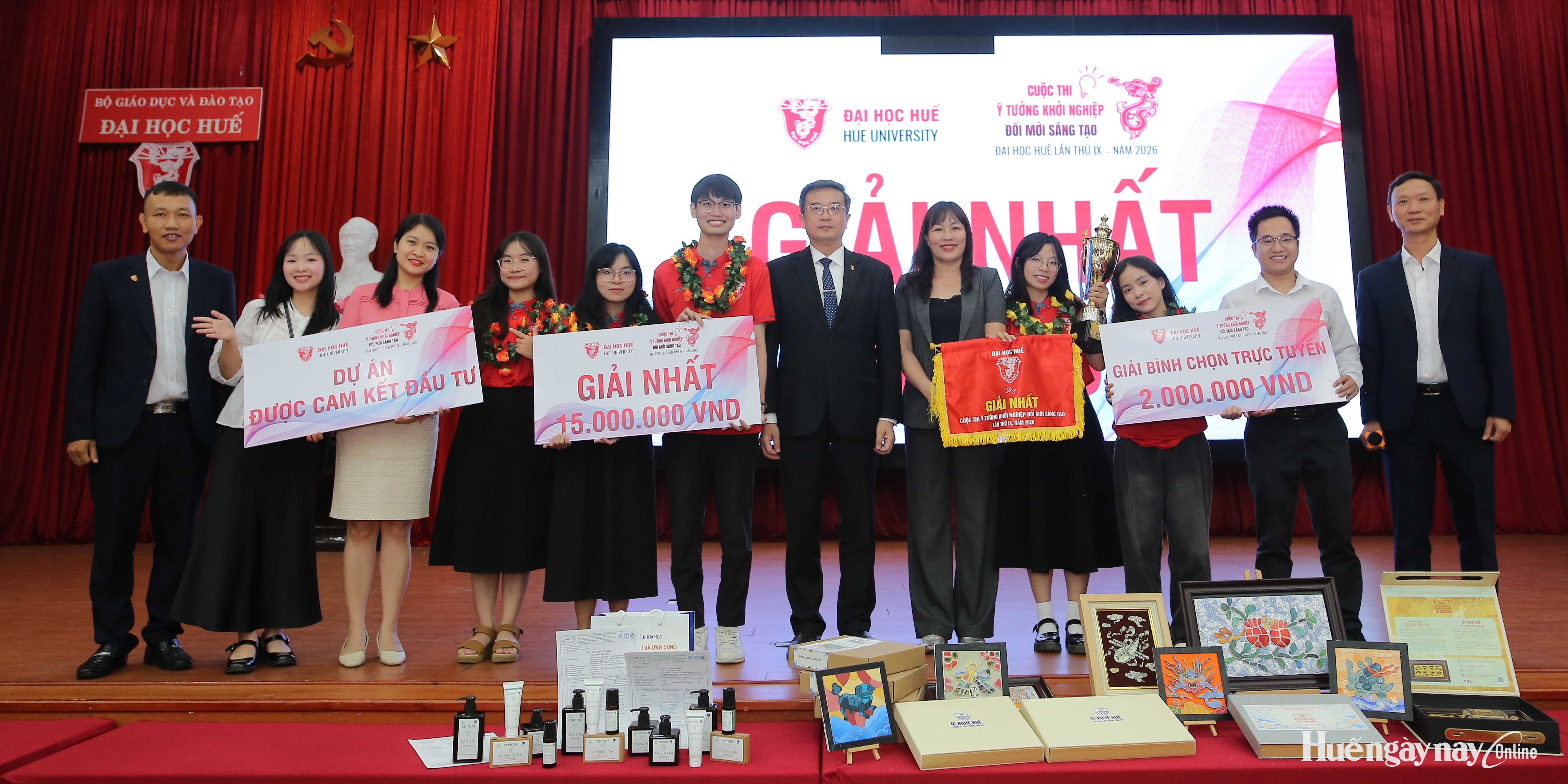 8 dự án tranh tài tại vòng chung kết cuộc thi Ý tưởng khởi nghiệp của Đại học Huế