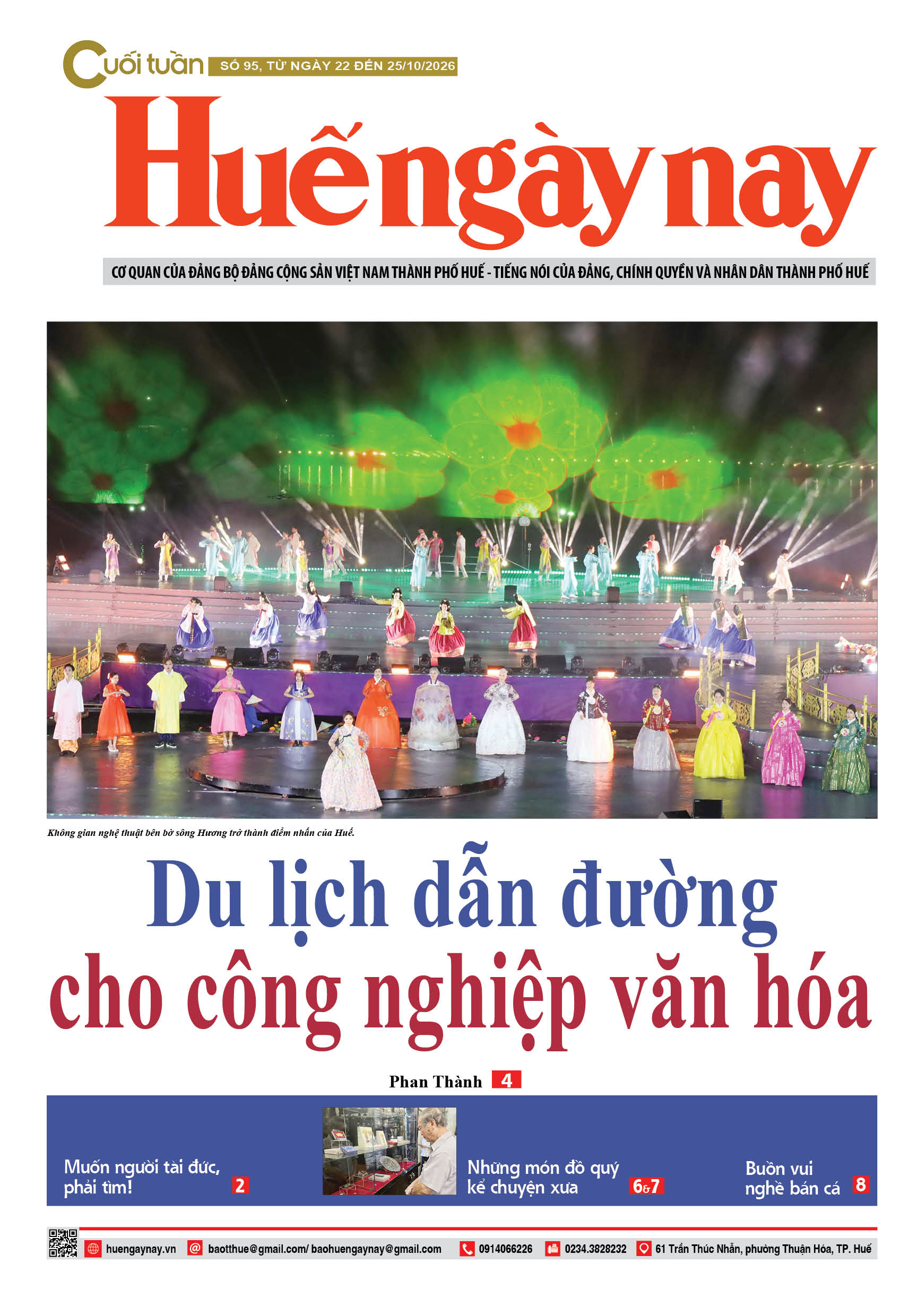 Đón đọc Huế ngày nay Cuối tuần số 95, phát hành ngày 22 10