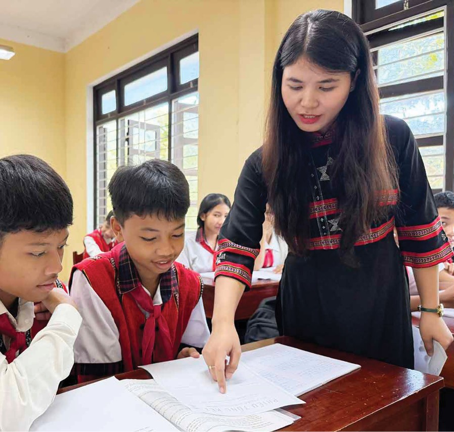 Lớp học “reo vui” của cô giáo vùng cao