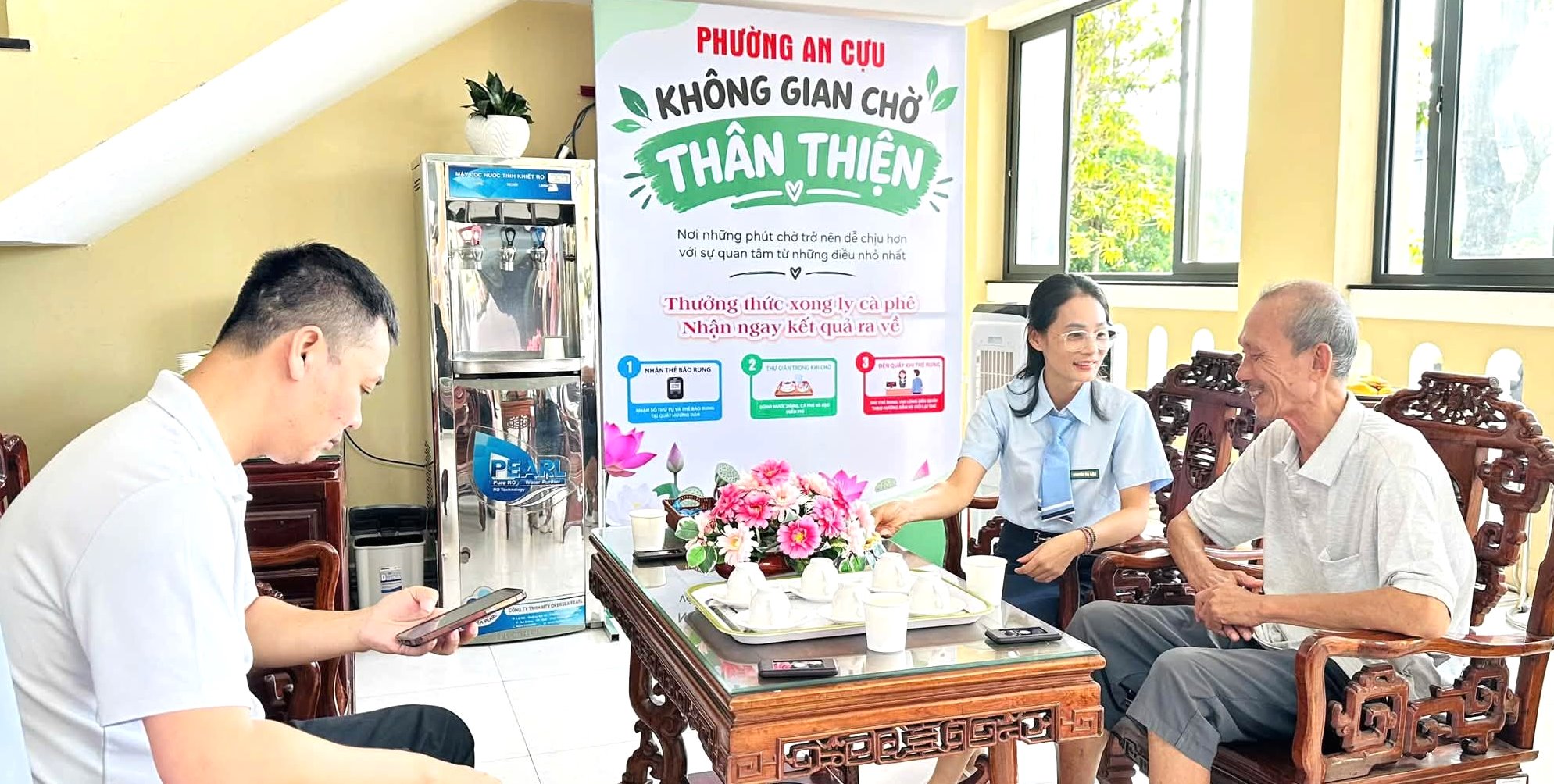 Phường An Cựu ra mắt mô hình “Không gian chờ thân thiện”