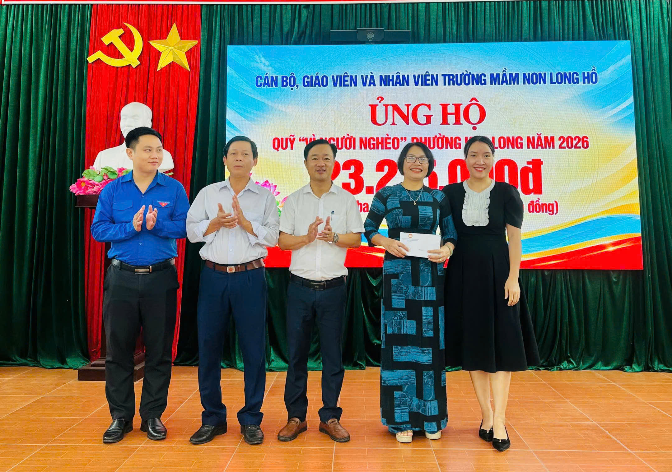 Quỹ “Vì người nghèo” phường Kim Long tiếp nhận hơn 477 triệu đồng