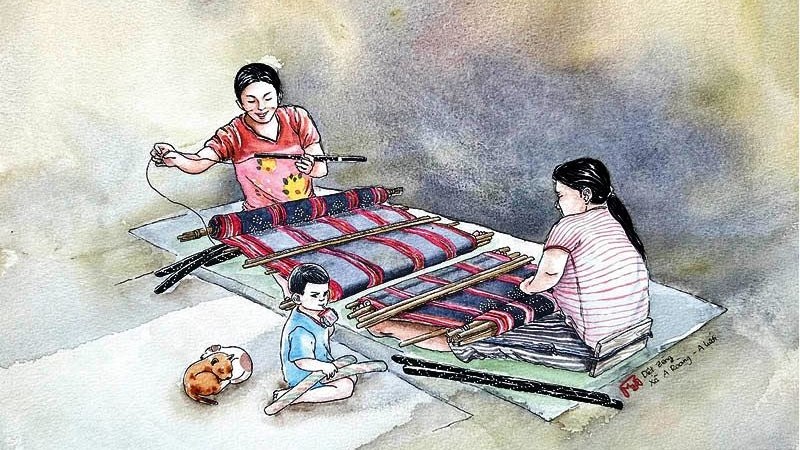 Sketching A Luoi to love Hue more