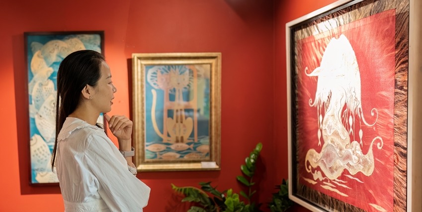 Truc Chi art brings its works to the public in Da Nang