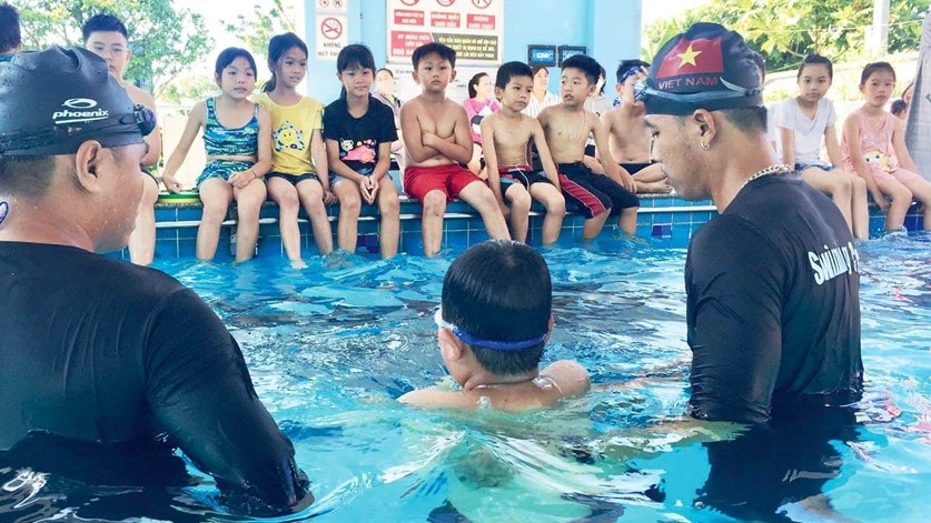 “I’m not scared when I get into the water anymore”