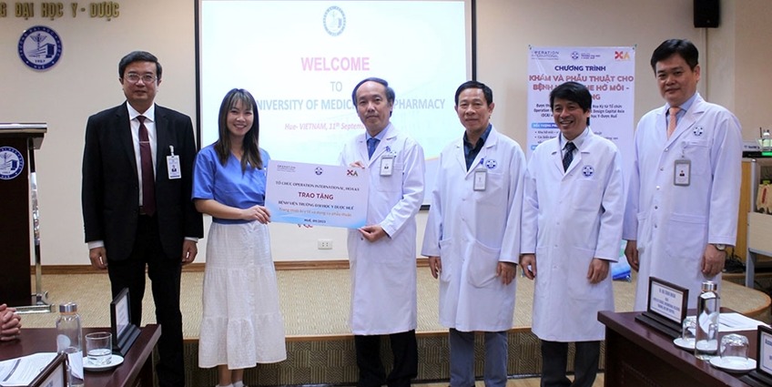 Performing surgeries for more than 40 patients having cleft lip and cleft palate