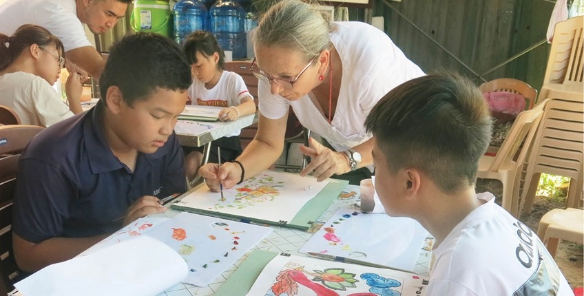 Andrea Teufel and her passion for Phung Tien Temple